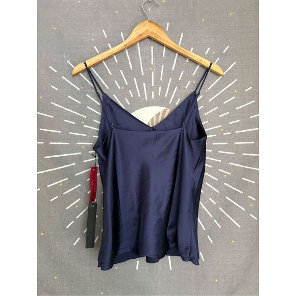 NWT Carbon38 Navy Satin Cami - Picture 6 of 7